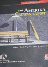 Image of Antologi Puisi Mastera; dari Amerika ke catatan langit