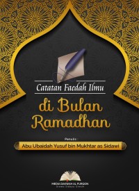 Catatan Faedah Ilmu di Bulan Ramadhan