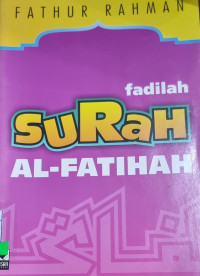Fadilah Surah Al-Fatihah