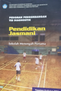 Image of Pedoman Pengembangan Tes Diagnostik Pendidikan Jasmani; SMP