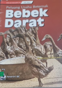 Peluang Usaha Beternak; Bebek Darat
