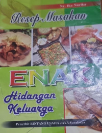 Image of Resep Masakan Enak; Hidangan Keluarga